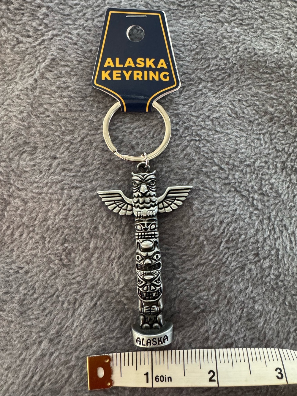 Alaska Keyring Totem Pole